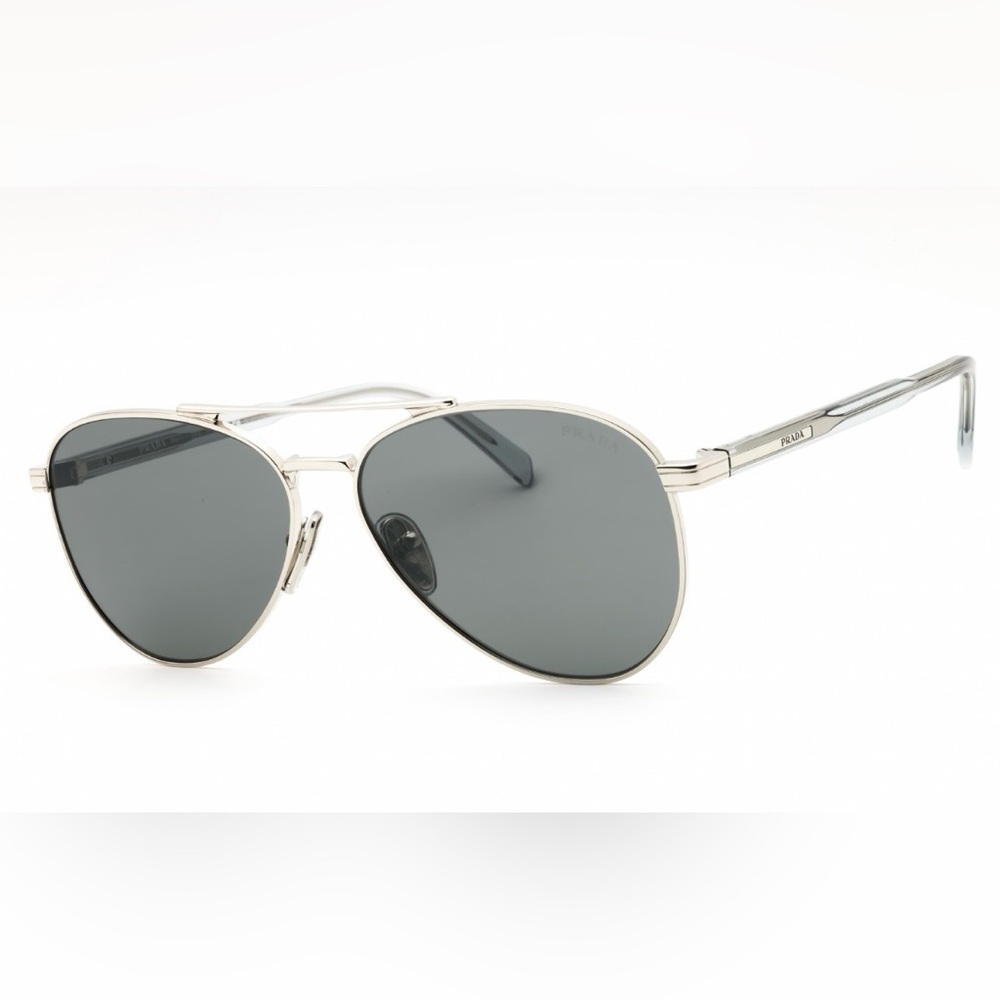 Prada Unisex Aviator Metal Sunglasses (NWT)